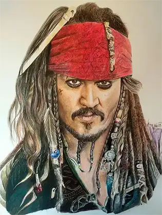 Jack Sparrow piratas del caribe
