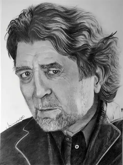 retrato Joaquin Sabina