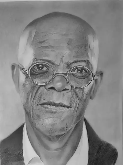Samuel L jackson a lapiz