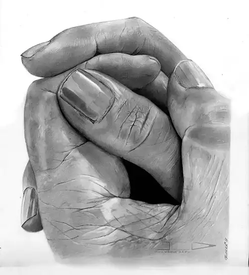 dibujo de manos