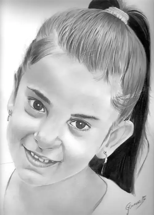 niña dibujo