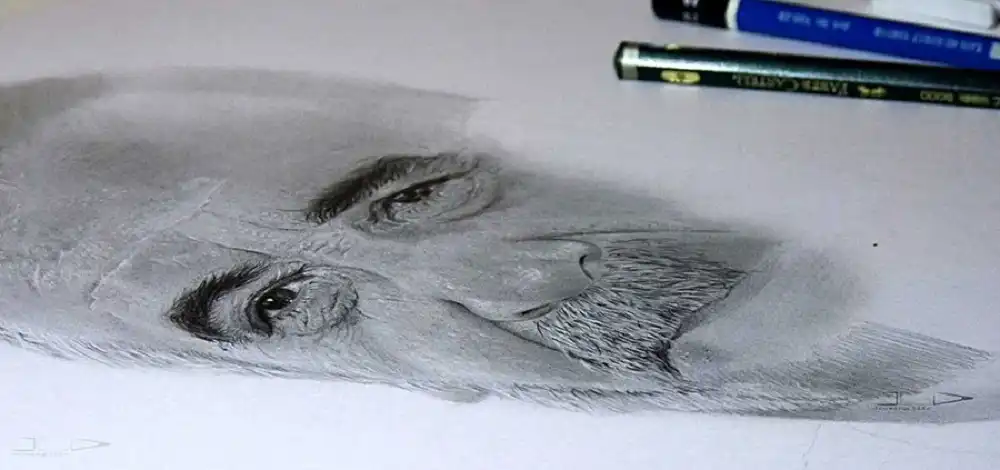 video de promocion de retratos a lápiz 